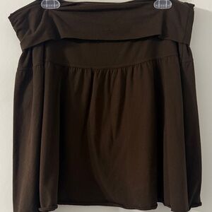 Ann Taylor Dark Brown Skirt